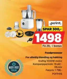 POWER Foodprosessor tilbud