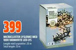 Coop Obs Microcluster lyslenke med 1000 varmhvite led-lys tilbud