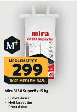 Megaflis Mira 3130 Superfix tilbud