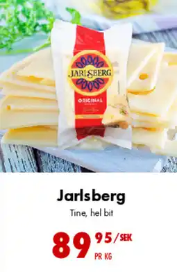 Nordby Supermarket Jarlsberg Tine, hel bit tilbud