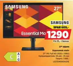 POWER Samsung Essential Monitor tilbud