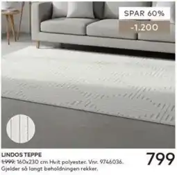 Skeidar Lindos teppe tilbud