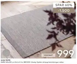 Skeidar Sjoa teppe tilbud