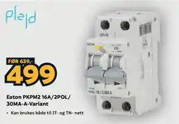 Megaflis Eaton PKPM2 16A/2POL/30MA-A-variant tilbud