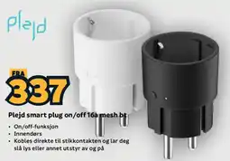 Megaflis Plejd smart plug on/off 16a mesh bt tilbud