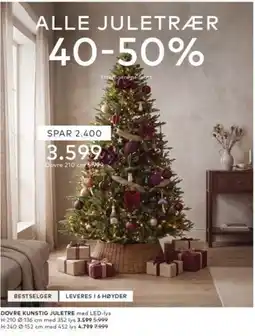 Skeidar Dovre kunstig juletre tilbud