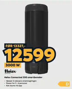 Megaflis Høiax Connected 300 smartbereder tilbud
