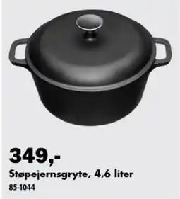 Biltema Støpejernsgryte tilbud