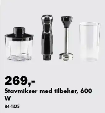 Stavvmikser med tilbehør