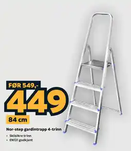 Megaflis Nor-step gardintrapp 4-trinn tilbud