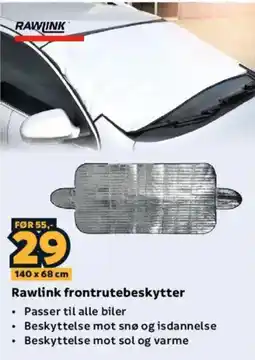Megaflis Rawlink frontrutebeskytter tilbud