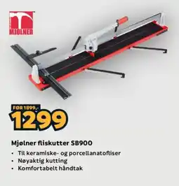 Megaflis Mjølner fliskutter SB900 tilbud