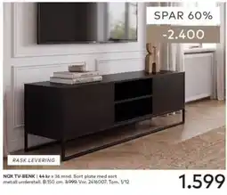 Skeidar Nox tv-benk tilbud