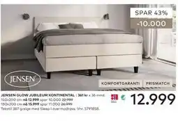 Skeidar JENSEN GLOW JUBILEUM KONTINENTAL tilbud