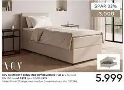 Skeidar XOV KOMFORT 1 SENG MED OPPBEVARING tilbud