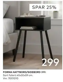 Skeidar FORMA NATTBORD/SIDEBORD tilbud