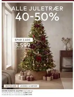 Skeidar DOVRE KUNSTIG JULETRE tilbud