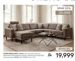 Skeidar COMO MODULSOFA tilbud