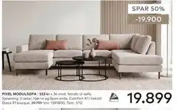 Skeidar PIXEL MODULSOFA tilbud