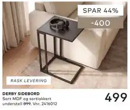 Skeidar DERBY SIDEBORD tilbud