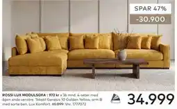 Skeidar ROSSI LUX MODULSOFA tilbud