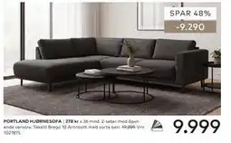Skeidar PORTLAND HJØRNESOFA tilbud