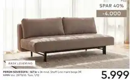 Skeidar PERON SOVESOFA tilbud