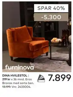 Skeidar DINA HVILESTOL tilbud