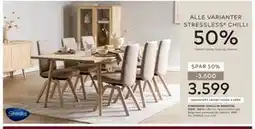 Skeidar STRESSLESS CHILLI LAV SPISESTOL D200 tilbud