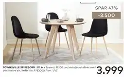 Skeidar TOWNSVILLE SPISEBORD tilbud