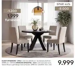 Skeidar GUEST SPISEBORD tilbud