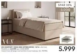 Skeidar XOV KOMFORT 1 SENG MED OPPBEVARING tilbud