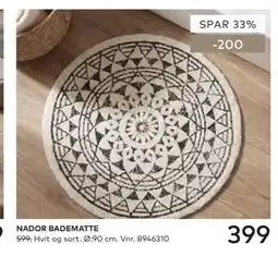 Skeidar NADOR BADEMATTE tilbud