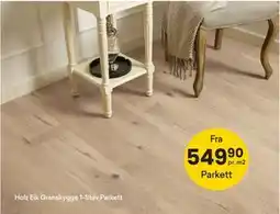Right Price Tiles Holz Eik Granskygge 1-Stav Parkett tilbud