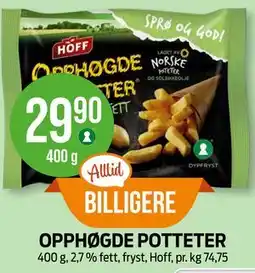 Kiwi OPPHØGDE POTTETER tilbud