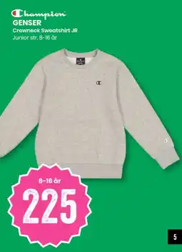 Sport Outlet Champion Genser Crewneck Sweatshirt JR tilbud
