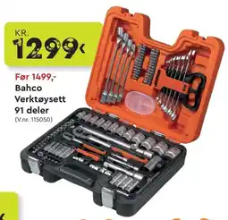 Mekk Bahco Verktøysett tilbud