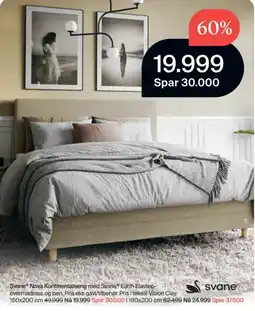 Møbelringen Svane Nova Kontinentalseng tilbud