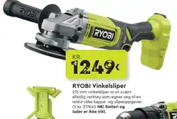 Mekk Ryobi vinkelslipper tilbud