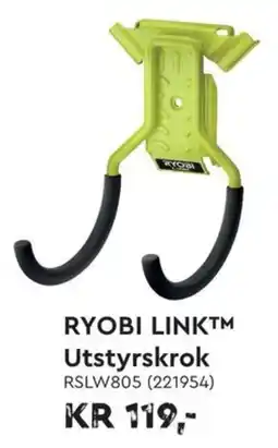 Mekk Ryobi link utstyrskrok tilbud