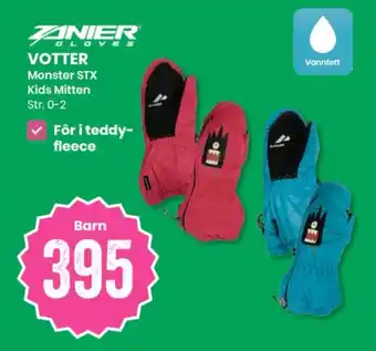 Zanier Gloves Votter Monster STX Kids Mitten