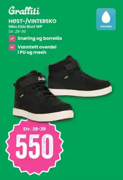 Sport Outlet Graffiti Nibo Kids Boot WP tilbud