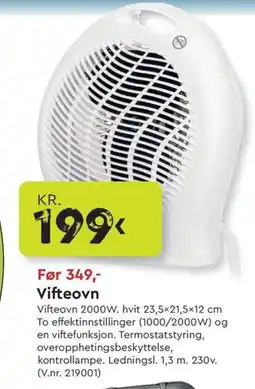 Mekk Vifteovn tilbud