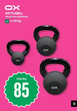 Sport Outlet Ox kettlebell tilbud