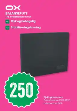Sport Outlet OX Balansepute tilbud