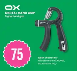 Sport Outlet Ox Digital Hand Grip tilbud