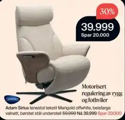 Møbelringen Stressless Adam Sirius lenestol tilbud