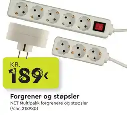 Mekk NET forgrener og støpsler tilbud