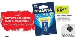 Mekk Varta high energy batteri tilbud
