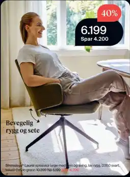Møbelringen Stressless® Laurel spisestol tilbud